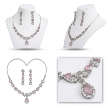 1 Carat Zircon Pink Set