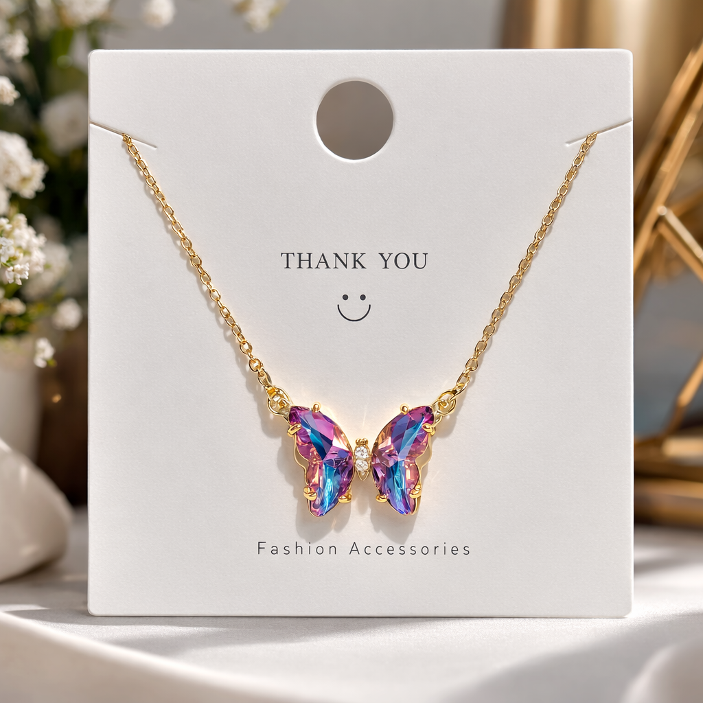 Elegant Butterfly Pendant Necklace – Stylish Jewelry for Women