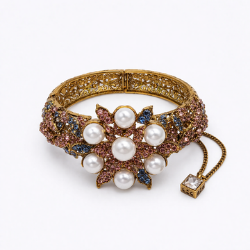 Turkish Pink and Blue Bangle