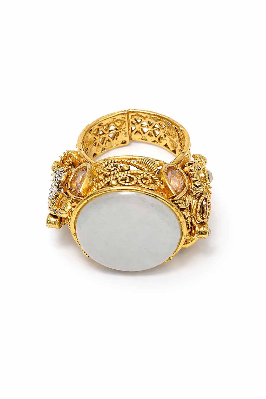 Turkish Ring with Beautiful Stone (Blue & White Variants)