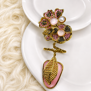 Turkish Double Style Ring – Blush Pink
