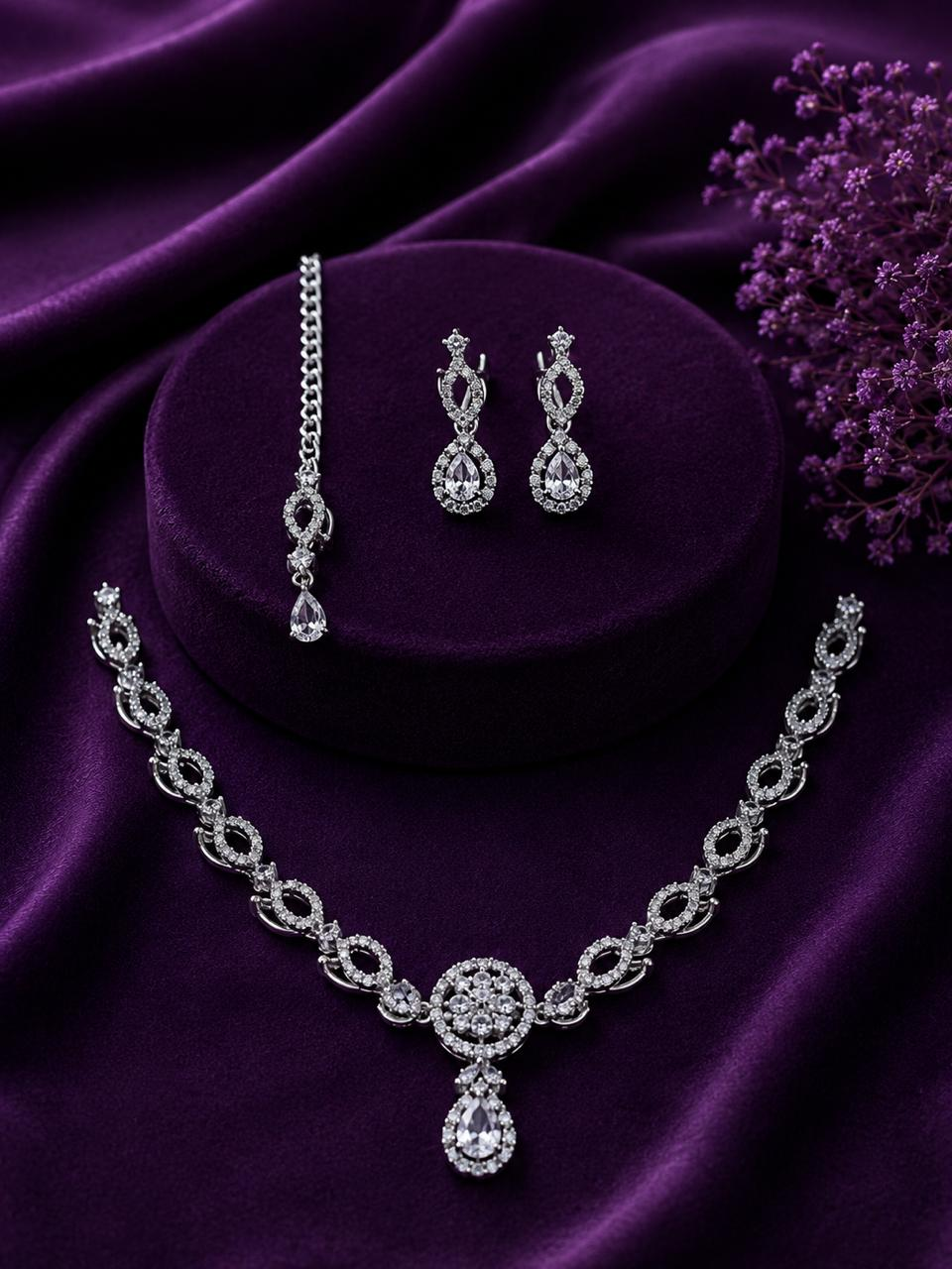 American Diamond Cut Ser – White Stone